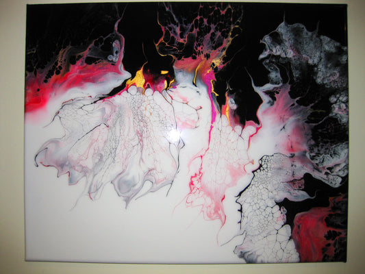 "Chantilly Lace" - 16" by 20" Acrylic Painting
