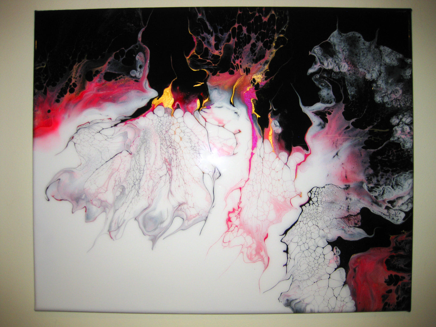 "Chantilly Lace" - 16" by 20" Acrylic Painting
