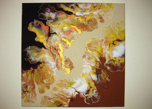 "Colours of Autumn" - 20" by 20" Acrylic Painting