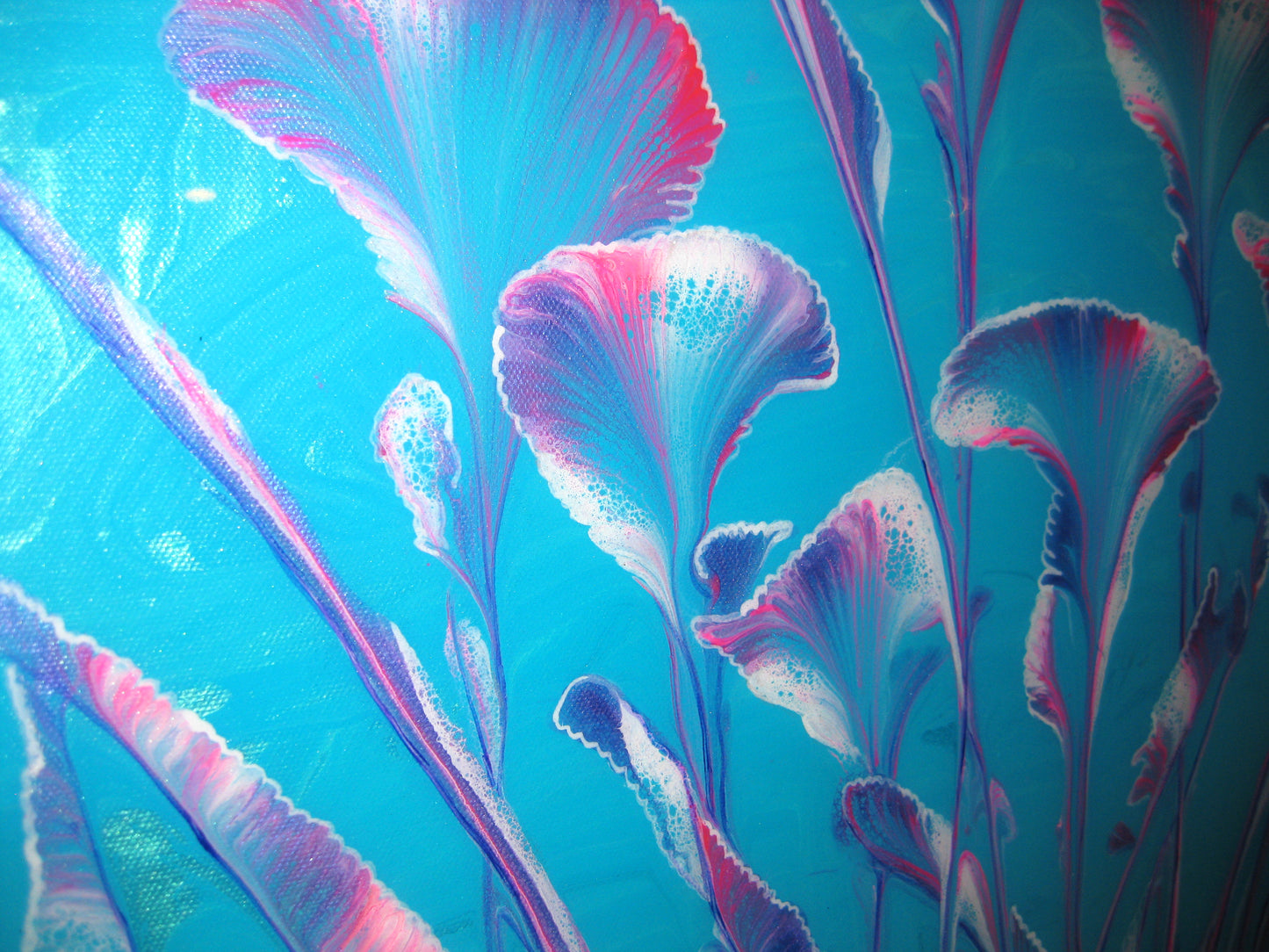 "Sea Flowers" 18 x 24" Acrylic Painting