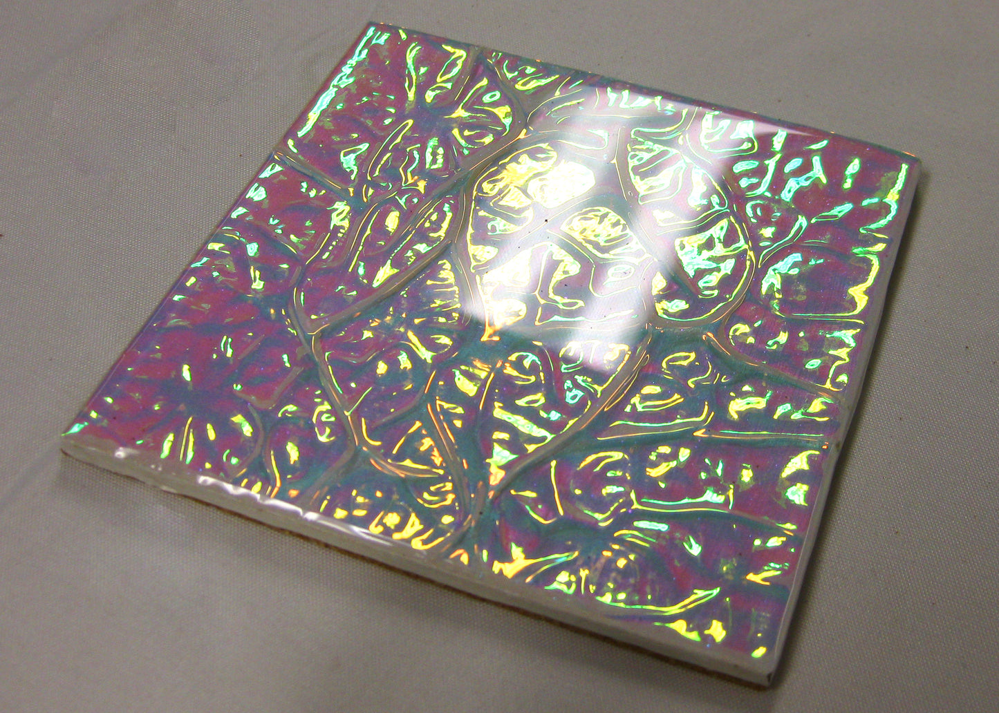 Coasters - Holographic Collection - "Aurora" - Square set of 4