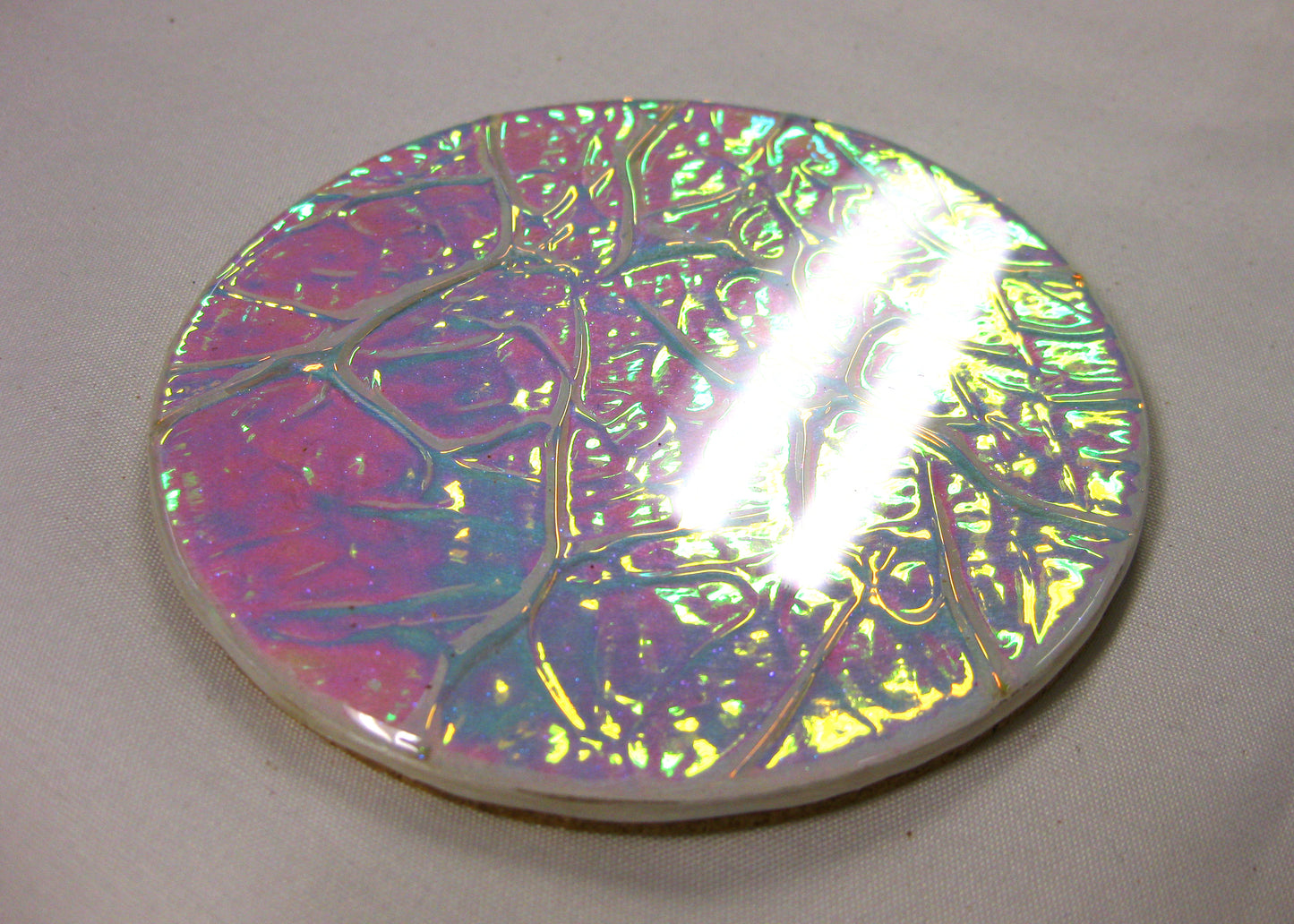 Coasters - Holographic Collection - "Aurora" - Round set of 4
