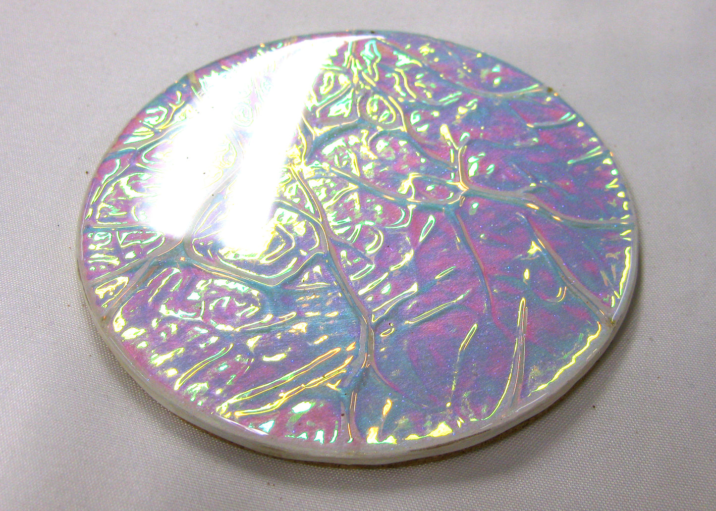 Coasters - Holographic Collection - "Aurora" - Round set of 4