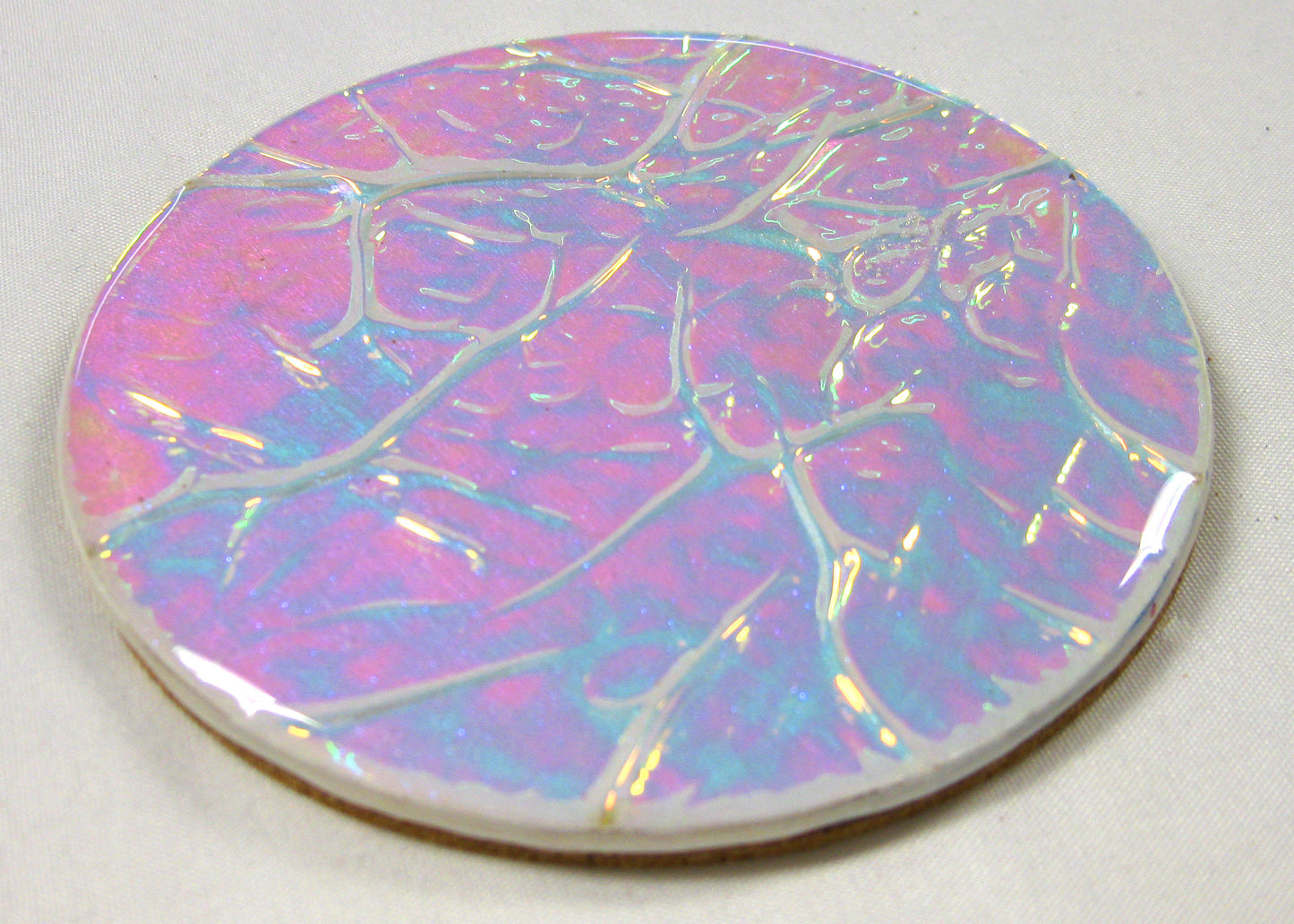 Coasters - Holographic Collection - "Aurora" - Round set of 4