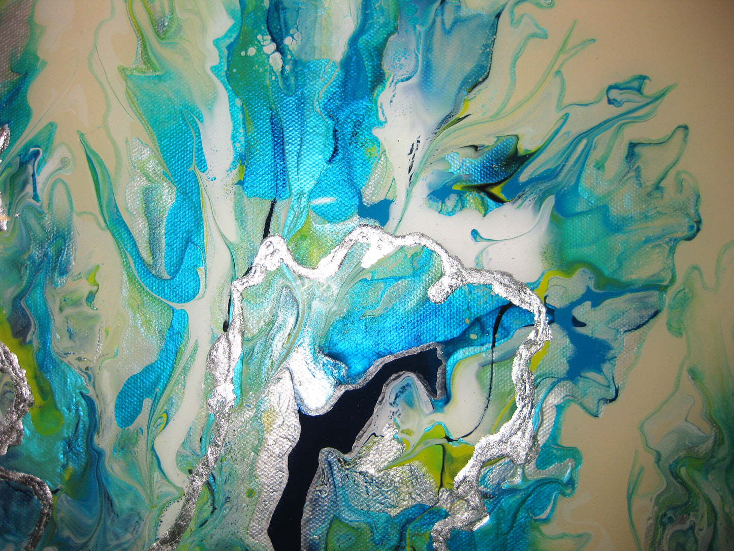 "Blue Dragon" 16" by 20" Acrylic Painting