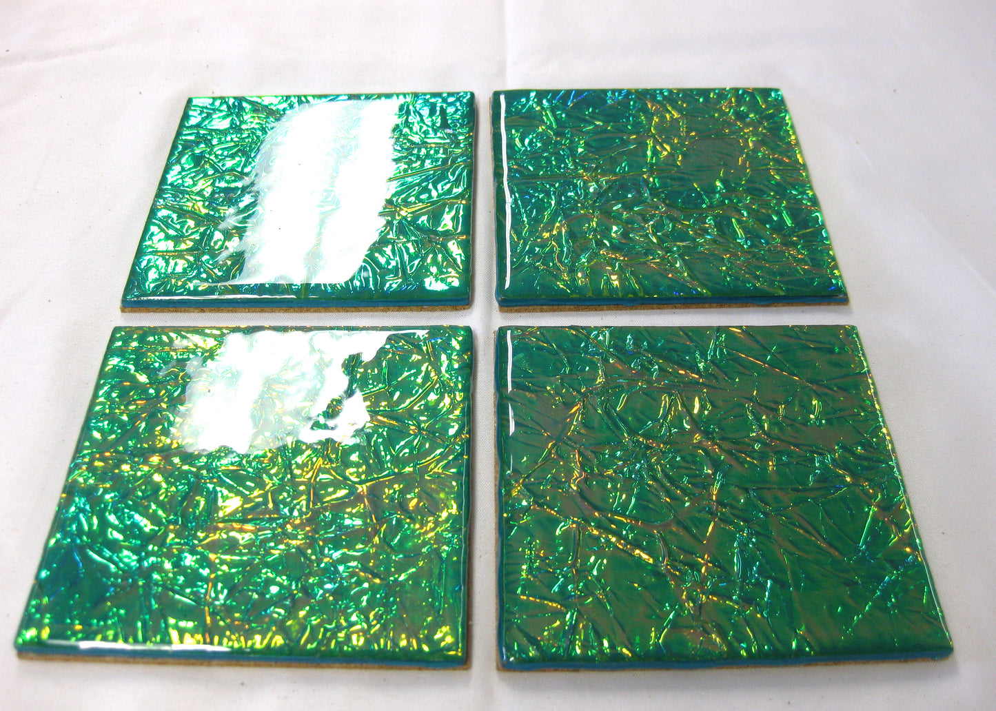 Coasters - Holographic Collection - "Dandelion" -  Square set of 4