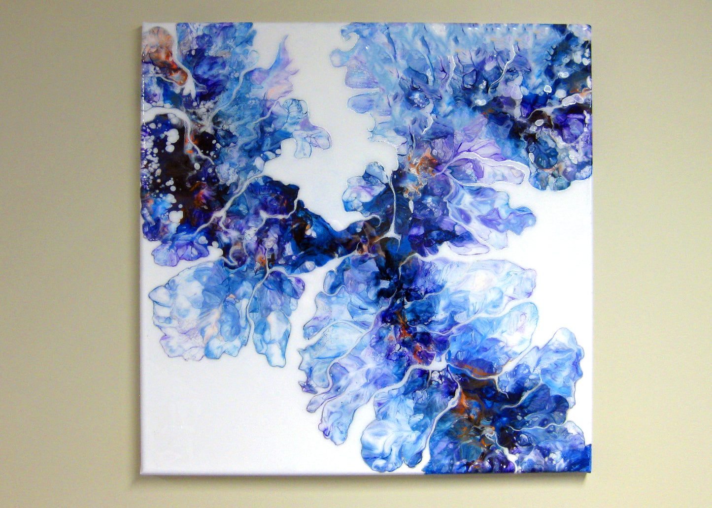 "Every Cloud Has a Silver Lining" - 20" by 20" Acrylic Painting