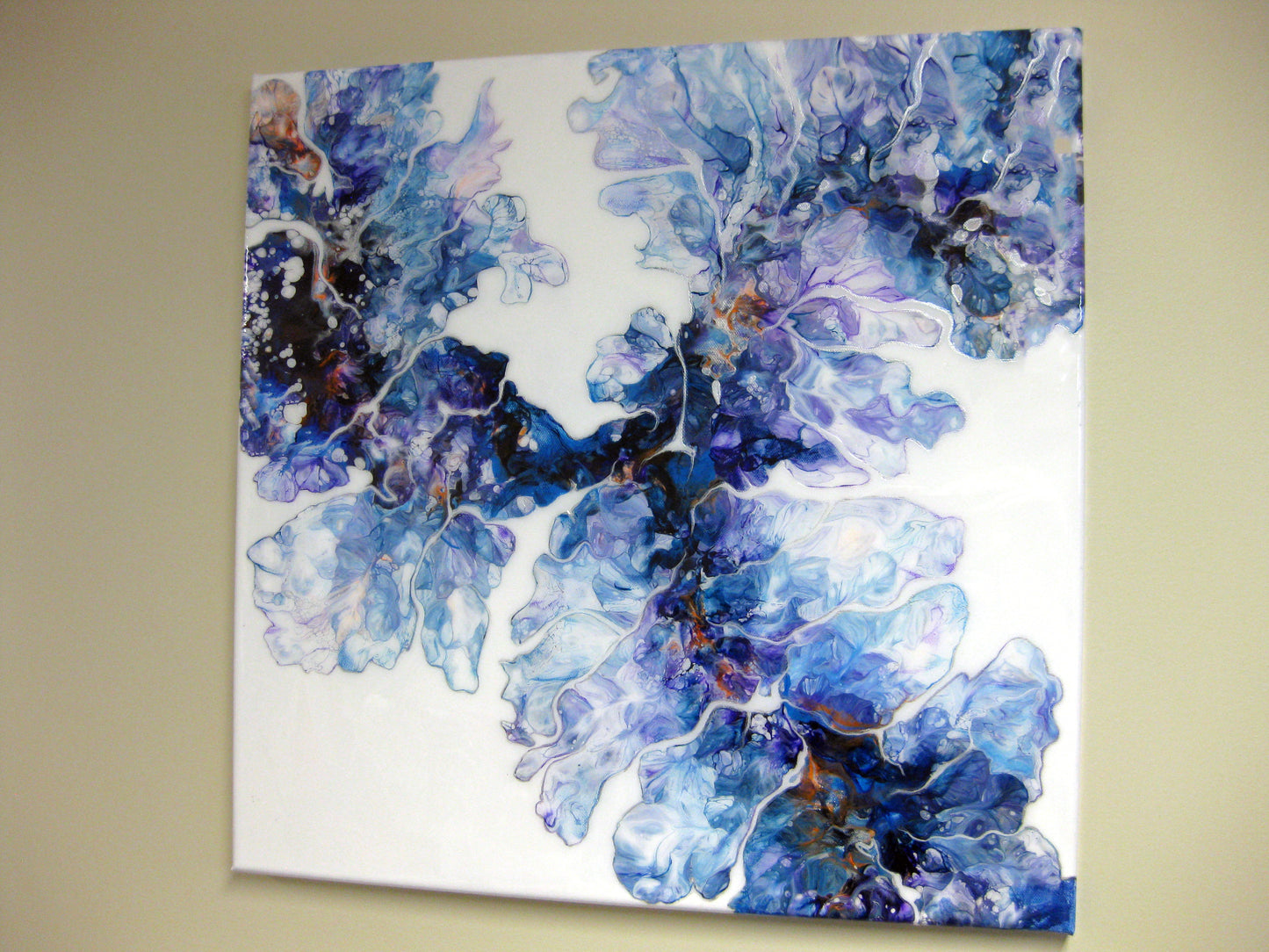 "Every Cloud Has a Silver Lining" - 20" by 20" Acrylic Painting