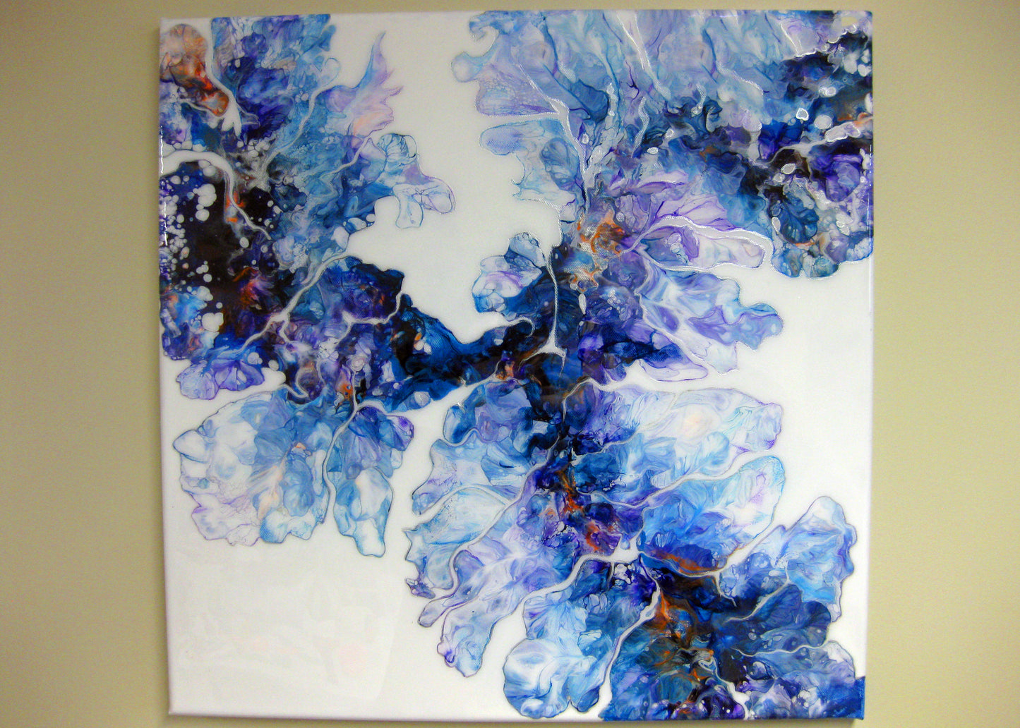 "Every Cloud Has a Silver Lining" - 20" by 20" Acrylic Painting