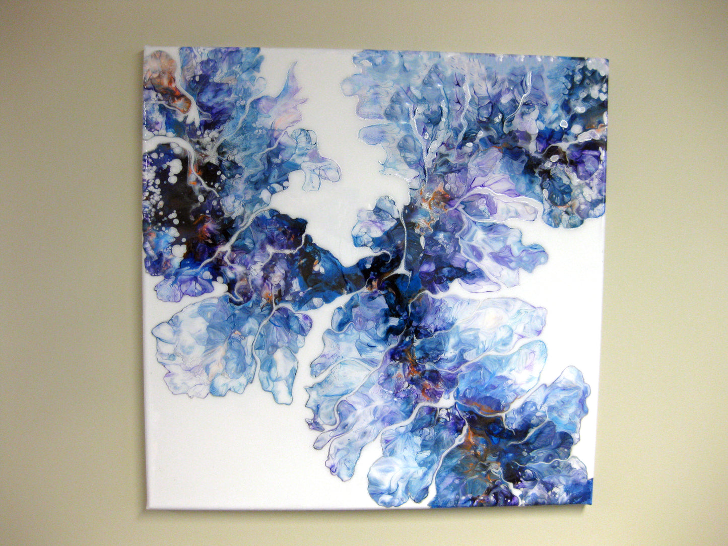 "Every Cloud Has a Silver Lining" - 20" by 20" Acrylic Painting