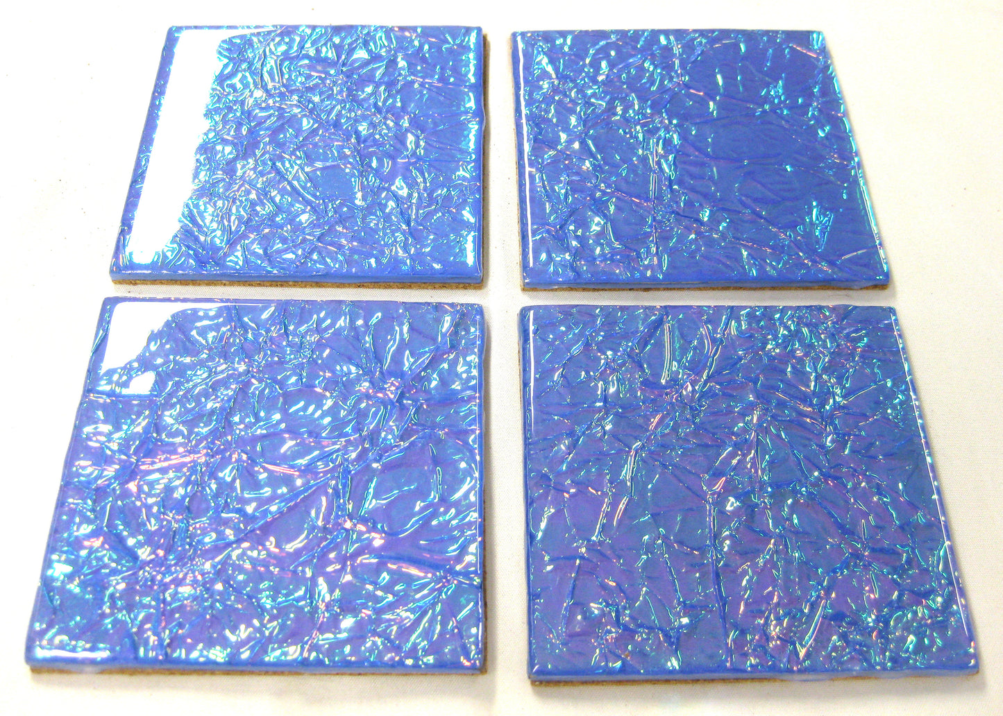 Coasters - Holographic Collection - "Krista's Eyes" - Square set of 4