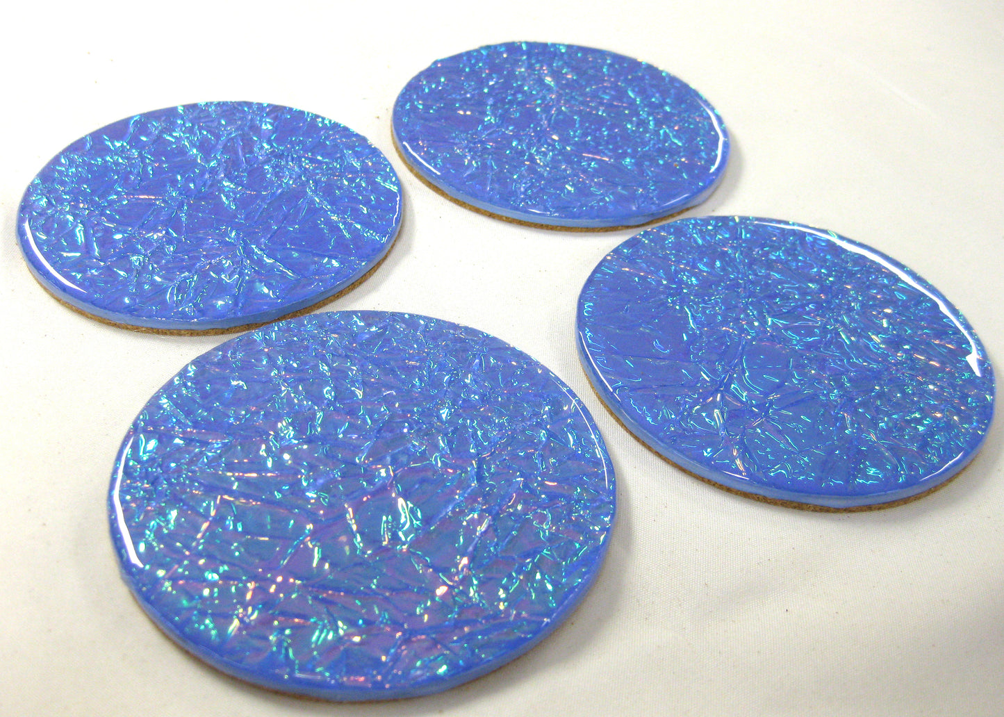 Coasters - Holographic Collection - "Krista's Eyes" - Round set of 4