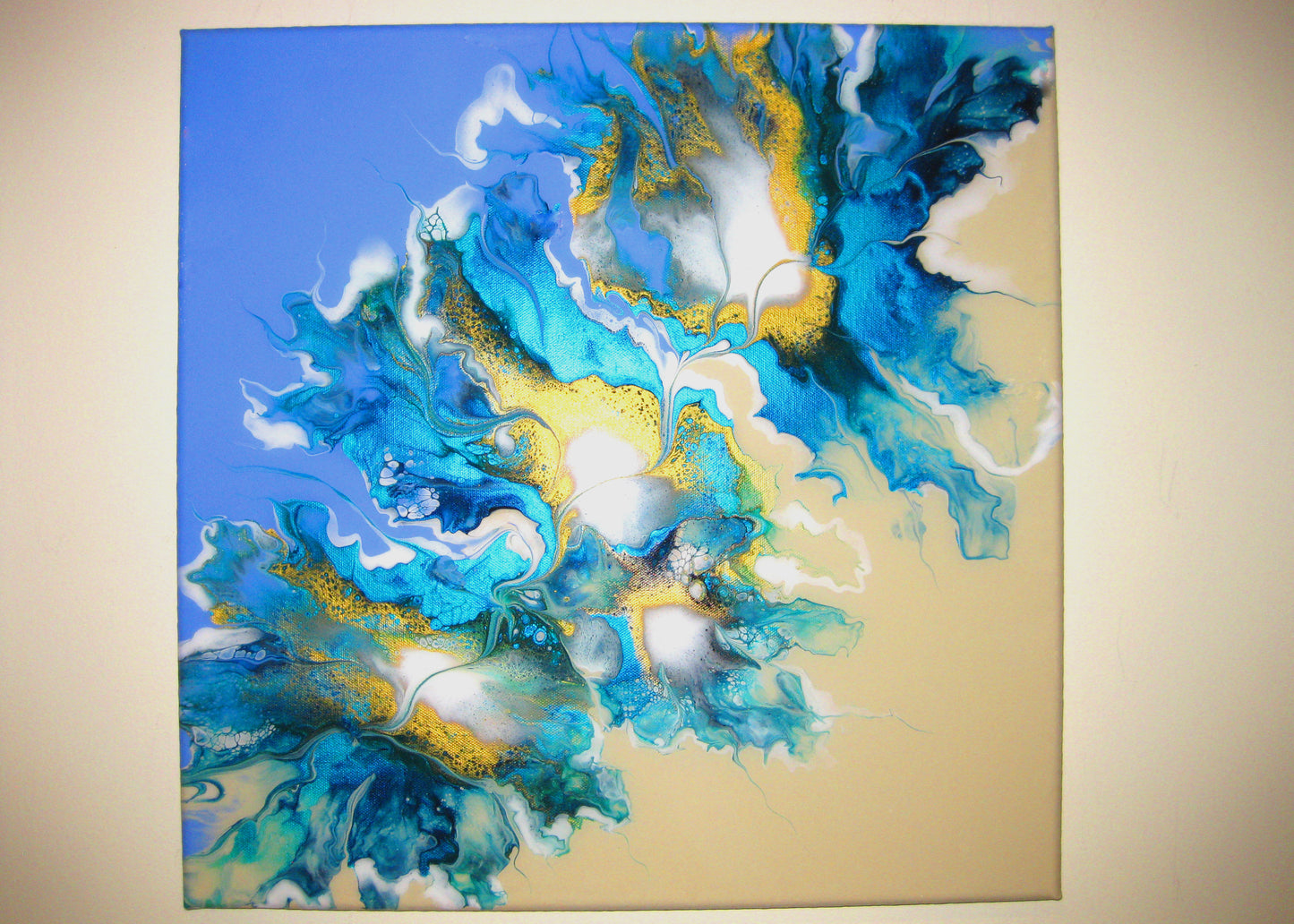 "Summer Breezes" 18" x 18" Acrylic Painting