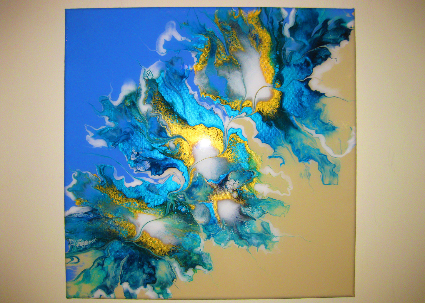 "Summer Breezes" 18" x 18" Acrylic Painting