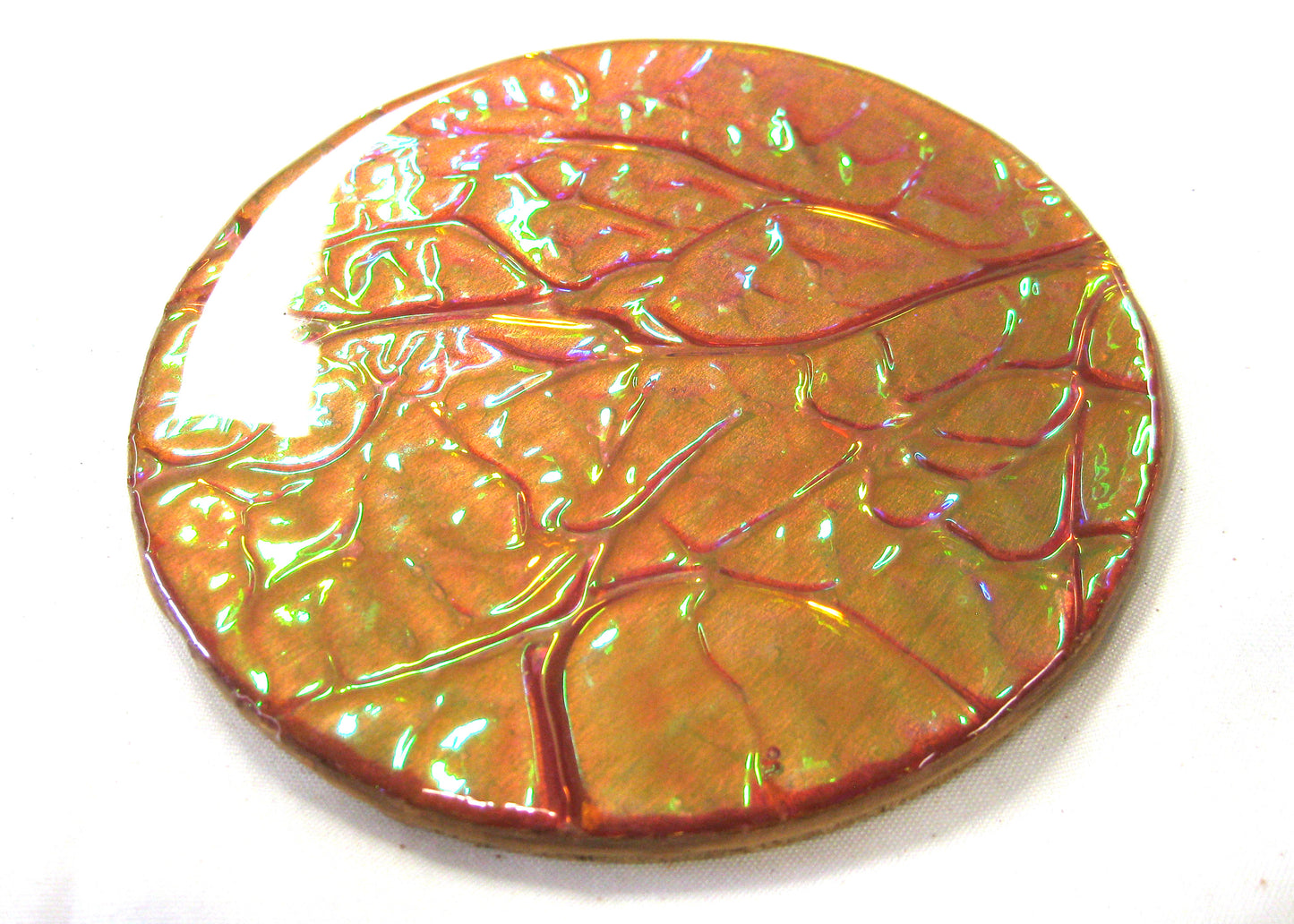 Coasters - Holographic Collection - "Watermelon" - Round set of 4