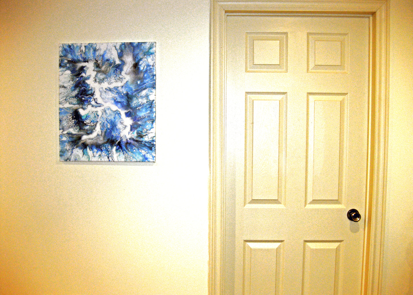 "Waves of Blue" 20" by 24" Acrylic Painting