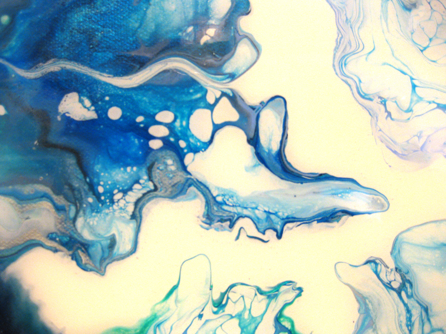 "Waves of Blue" 20" by 24" Acrylic Painting