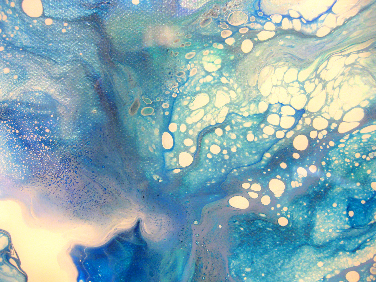 "Waves of Blue" 20" by 24" Acrylic Painting