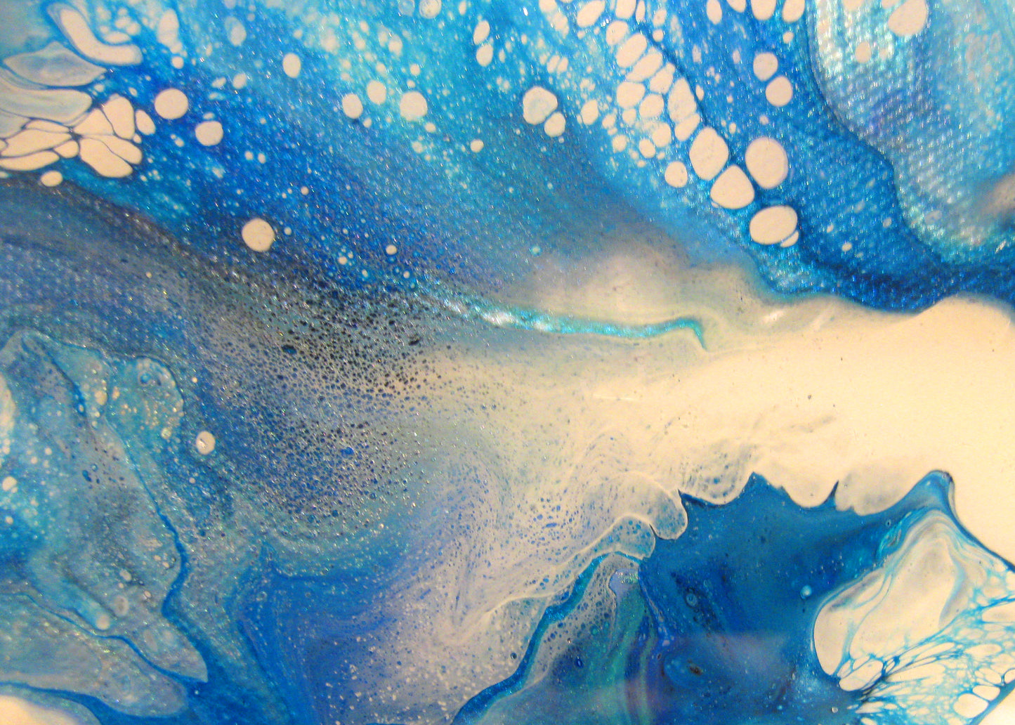 "Waves of Blue" 20" by 24" Acrylic Painting