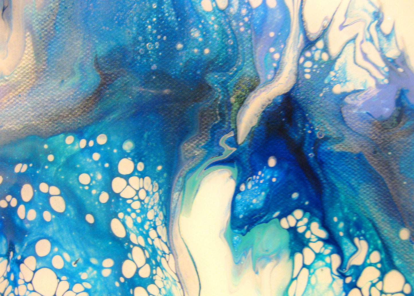 "Waves of Blue" 20" by 24" Acrylic Painting